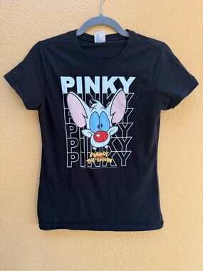 Pinky and the Brain Women’s Black Graphic Tee Shirt